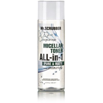Міцелярний тонік з олією броколі Mr.Scrubber Skin Food Pure & Matte Micellar Toner
