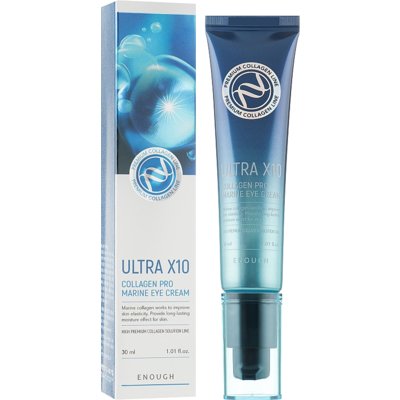 Омолоджувальний крем для повік з колагеном Enough Premium Ultra X10 Collagen Pro Marine Eye Cream