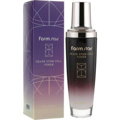 Тонер для лица с фитоствольными клетками винограда FarmStay Grape Stem Cell Toner