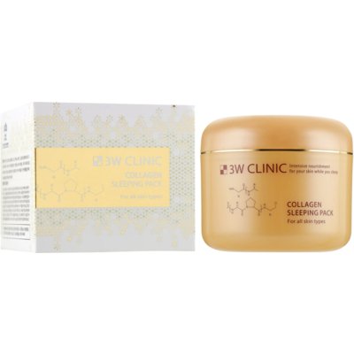 Увлажняющая ночная маска для лица с коллагеном 3W Clinic Collagen Sleeping Pack