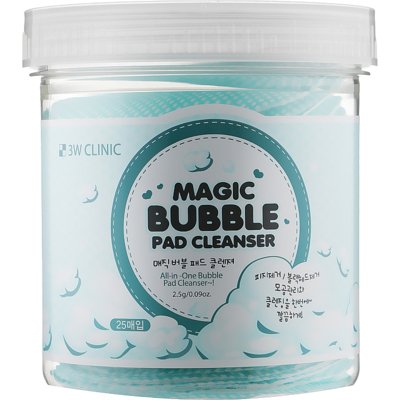 Пилинг-диски для лица 3W Clinic Magic Bubble Pad Cleanser