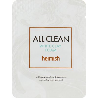 Очищающая пенка для лица с белой глиной Heimish All Clean White Clay Foam