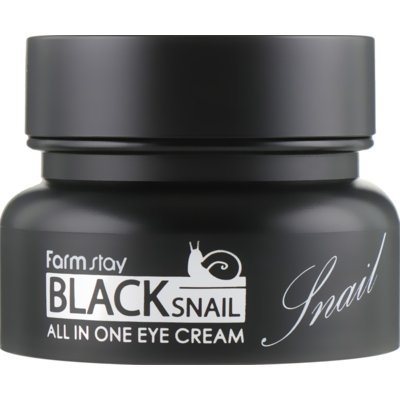 Крем для глаз с муцином черной улитки FarmStay All-In-One Black Snail Eye Cream