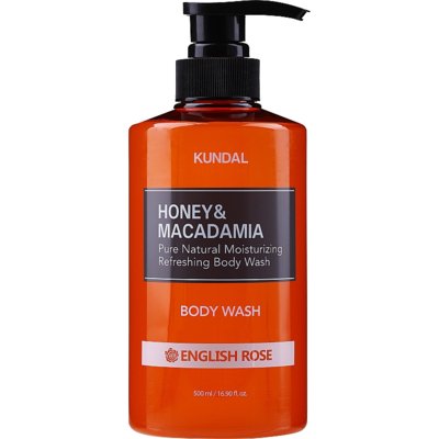 Гель для душа «Английская роза» Kundal Honey & Macadamia Body Wash English Rose