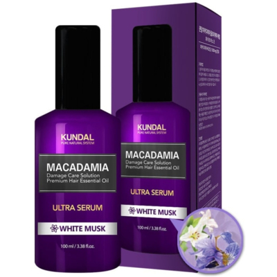 Сыворотка для волос «Белый мускус» Kundal Macadamia White Musk Ultra Serum