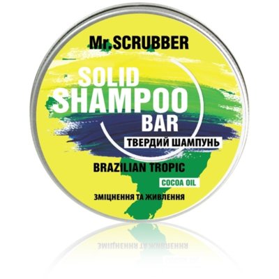 Твердый шампунь Brazilian Tropic Mr.Scrubber Solid Shampoo Bar
