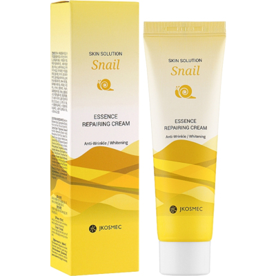 Крем для лица восстанавливающий с муцином улитки Jkosmec Skin Solution Snail Essence Repairing Cream