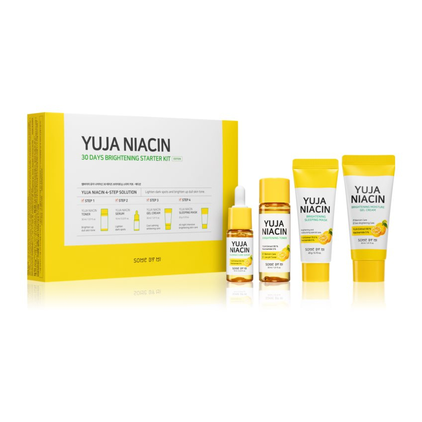 Освітлюючий набір мініатюр для обличчя Some By Mi Yuja Niacin 30 Days Brightening Starter Kit