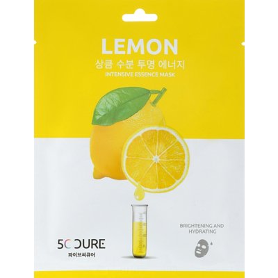 Маска для лица с экстрактом лимона Jkosmec 5C Lemon Intensive Essence Mask