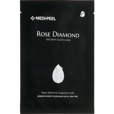 Тканевая маска с алмазной пудрой Medi-Peel Rose Diamond Radiant Glow Mask