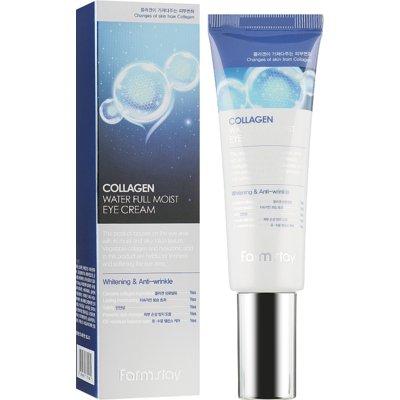 Увлажняющий крем для зоны вокруг глаз с коллагеном FarmStay Collagen Water Full Moist Eye Cream