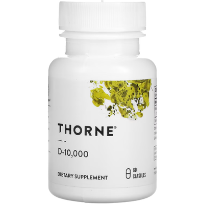 Витамин D3 / Vitamin D3, Thorne Research, 250 мкг (10 000 МО), 60 капсул