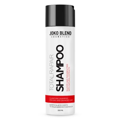 Бессульфатный шампунь для сухих и поврежденных волос Joko Blend Total Repair Shampoo