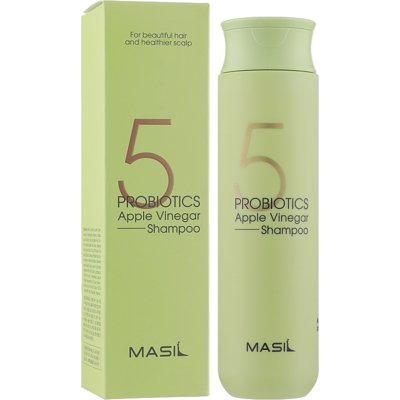 Мягкий безсульфатный шампунь с пробиотиками и яблочным уксусом Masil 5 Probiotics Apple Vinegar Shampoo