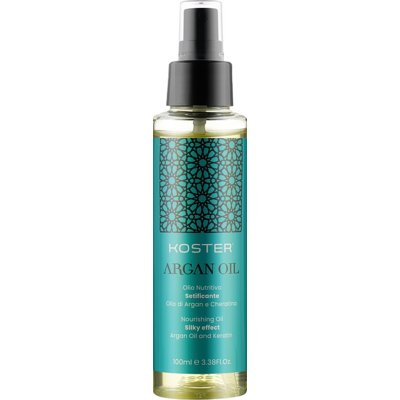Масло для шелковистости волос питательное Argan Oil 100мл Koster Италия