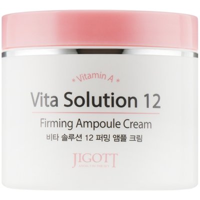 Омолаживающий крем для лица с витамином А Jigott Vita Solution 12 Firming Ampoule Cream