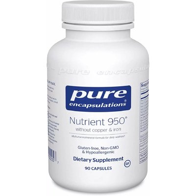Мультивитамины и минералы / Nutrient 950, Pure Encapsulations, 90 капсул