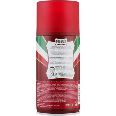Пена для бритья питательная с экстрактом карите и сандаловым маслом Proraso Red Line Shaving Foam