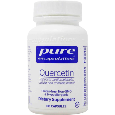 Кверцетин / Quercetin, Pure Encapsulations, 250 мг, 60 капсул