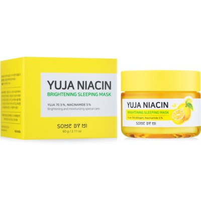 Ночная выравнивающая тон маска для лица Some By Mi Yuja Niacin Brightening Sleeping