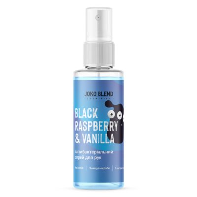 Антибактериальный спрей для рук Joko Blend Black Raspberry & Vanilla