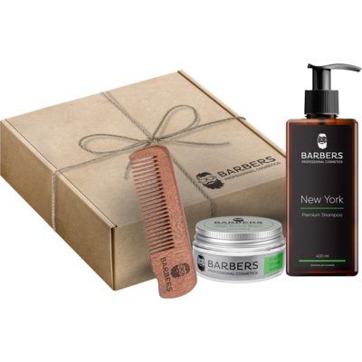 Набор для мужчин True Mens Set Barbers True Mens Set (шампунь, бальзам, расческа)