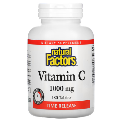 Стресс B формула з вітаміном C / Stress B Formula, Natural Factors, 1000 мг, 90 таблеток