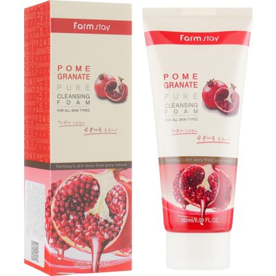 Гранатовая пенка для умывания Farmstay Pomegranate Pure Cleansing Foam