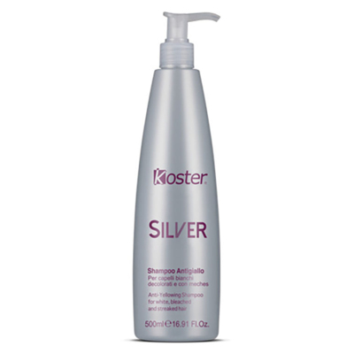 Шампунь против желтизны волос Silver 500мл Koster Италия