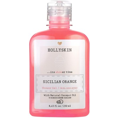 Натуральний гель для душу з ароматом сицилійського апельсина Hollyskin Sicilian Orange