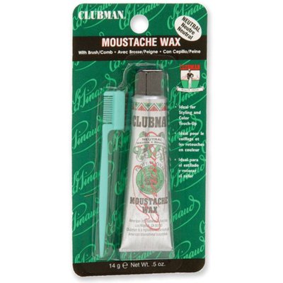 Воск для усов Clubman Pinaud Moustache Wax Прозрачный