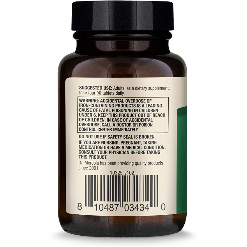 Спіруліна / Organic Spirulina, Dr. Mercola, 500 мг, 120 таблеток