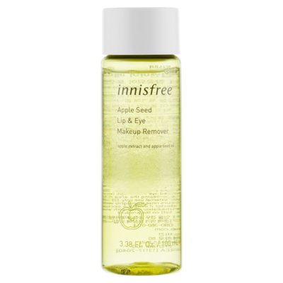 Засіб з екстрактом яблука для видалення макіяжу з губ і очей Innisfree Apple Seed Lip & Eye Makeup Remover