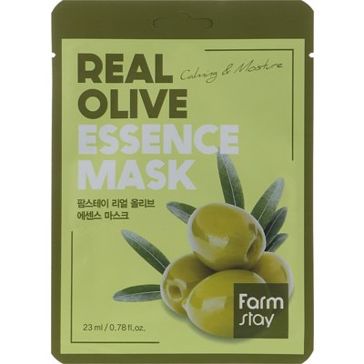 Увлажняющая тканевая маска для лица с экстрактом оливы FarmStay Real Olive Essence Mask