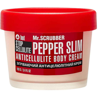 Согревающий антицеллюлитный крем для тела Mr.Scrubber Stop Cellulite Pepper Slim Anticellulite Body Cream