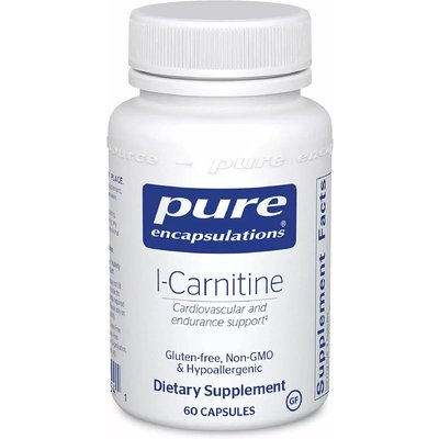 L-карнитин / l-Carnitine, Pure Encapsulations, 340 мг, 60 капсул