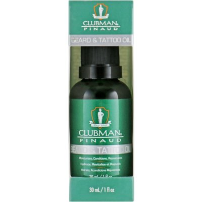 Масло для бороды и татуировок Clubman Pinaud Beard and Tatoo Oil